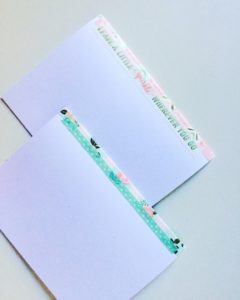 Washi Tape Christmas Cards | Organized Life Design
