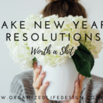 make new year's resolutions worth a shit | blog post | Organized Life Design